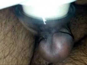 Indian female dominance sub cock stimulation