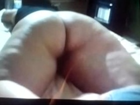 It's my Enjoyment to Cum over this BootyFull Juicy Juicy Cream-colored Ginormous Meaty Ass