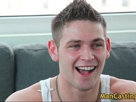 Pretty face dude Duncan blows gigantic gay gay video