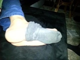 After we were out partiing i took of his socks and humped his feet