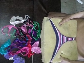 pantystealer fucking home made pussy.